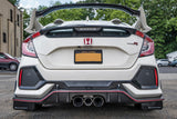 Rally Armor 17-21 Honda Civic Type R Red UR Mud Flap w/ White Logo MF47-UR-RD/WH