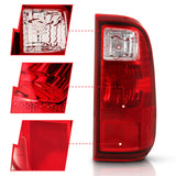 ANZO 2008-2016 Ford F-250 Taillight Red/Clear Lens (OE Replacement) 311305