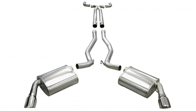 Corsa 10-14 Chevrolet Camaro Convertible SS 6.2L V8 Manual Polished Sport Cat-Back + XO Exhaust 14951
