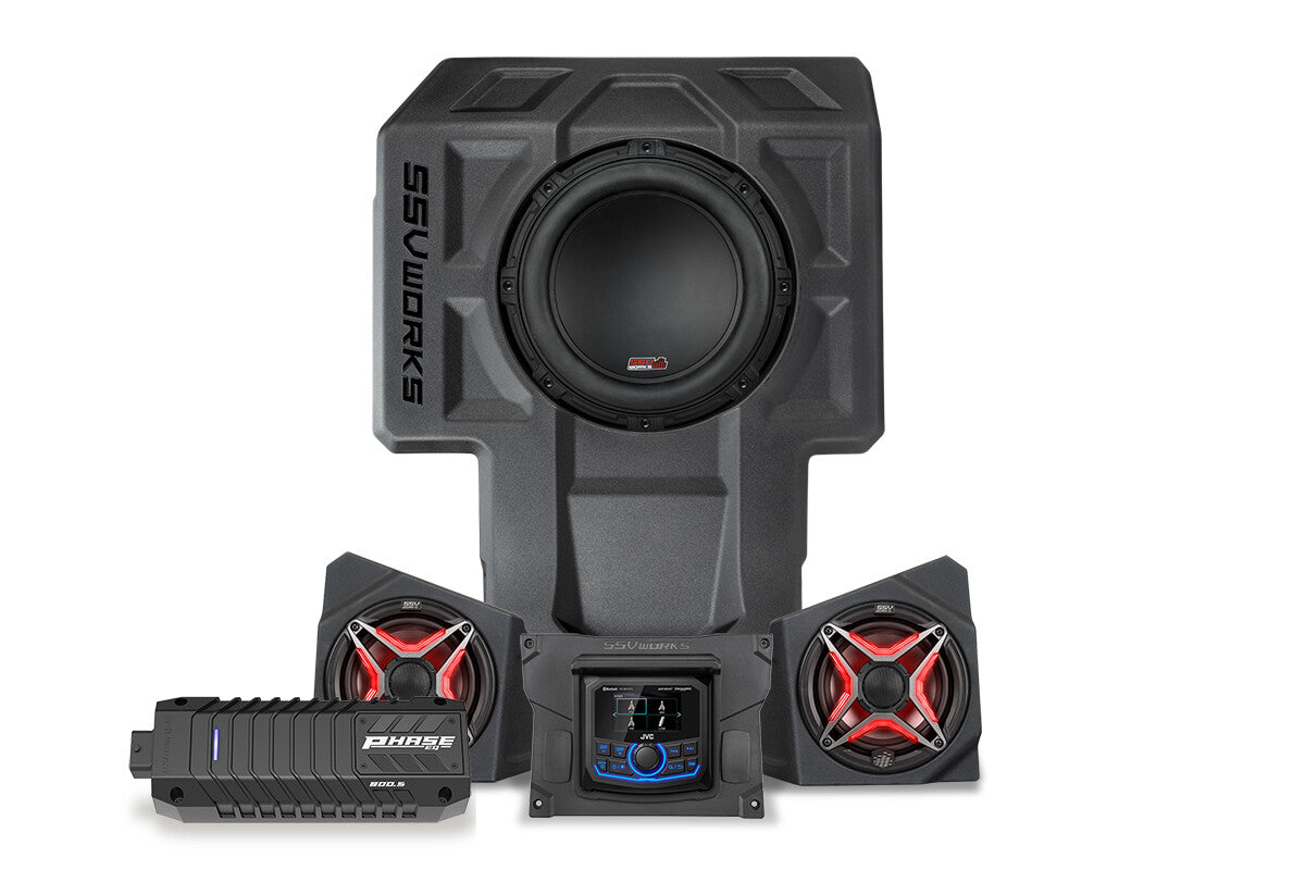 SSV WORKS 3 Speaker Kit Phase Eq W/ Jvc Controller KX-Q3V1