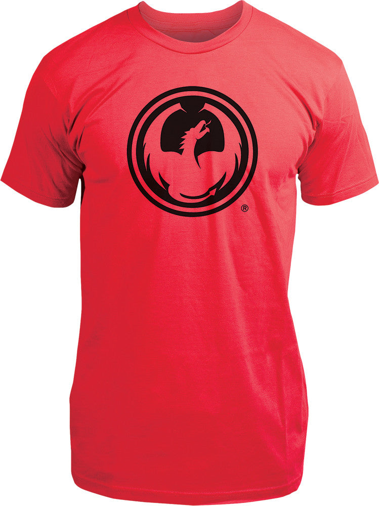 DRAGON S/S 723-25662l Icon Tee Red Lg 723-2566L~OLD