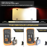 Xtune 13-18 Subaru BRZ T10 Connector LED License Plate Bulb Assembly White 5500K LAC-LP-SWRX08 -Pair 9045127