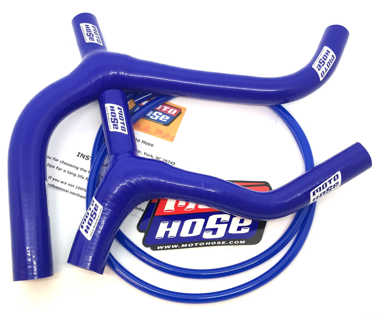 MOTO HOSESilicone Y-Hose Kit (Blue)24-326YB