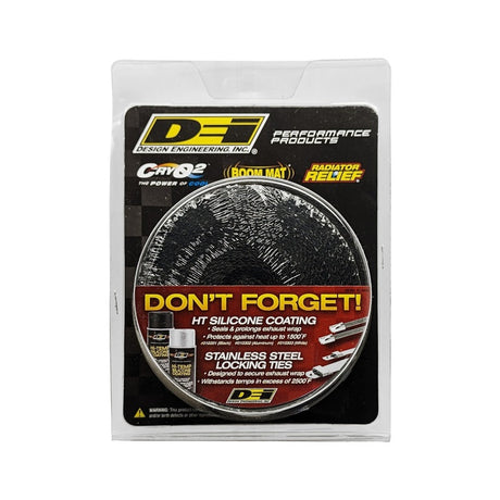 DEI Exhaust Wrap 2in x 25ft - Black 10099