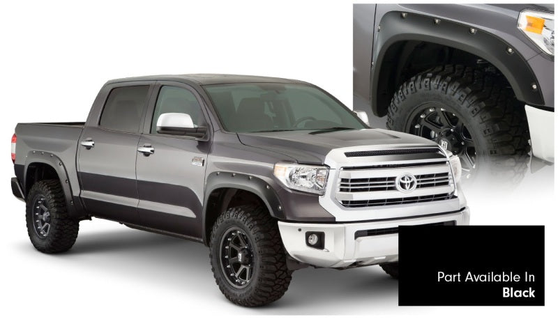 Bushwacker 16-17 Toyota Tundra Fleetside Pocket Style Flares 4pc 66.7/78.7/97.6in Bed - Black 30918-33