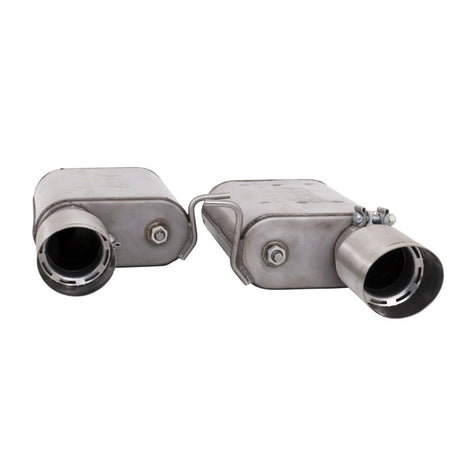 BBK Vari-Tune Axle Back Exhaust Kit 2 Adjustable Performance Mufflers 2-3/4 Pipe 4 in. Tips 41065