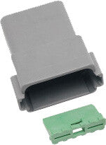 NAMZ CUSTOM CYCLE12-Wire Grey Deutsch Rcptcl & Wdglck Hd# 72129-94gyDR-12G