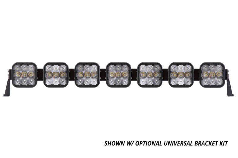 Diode Dynamics SS5 Pro Universal CrossLink 7-Pod Lightbar - White Combo DD7246
