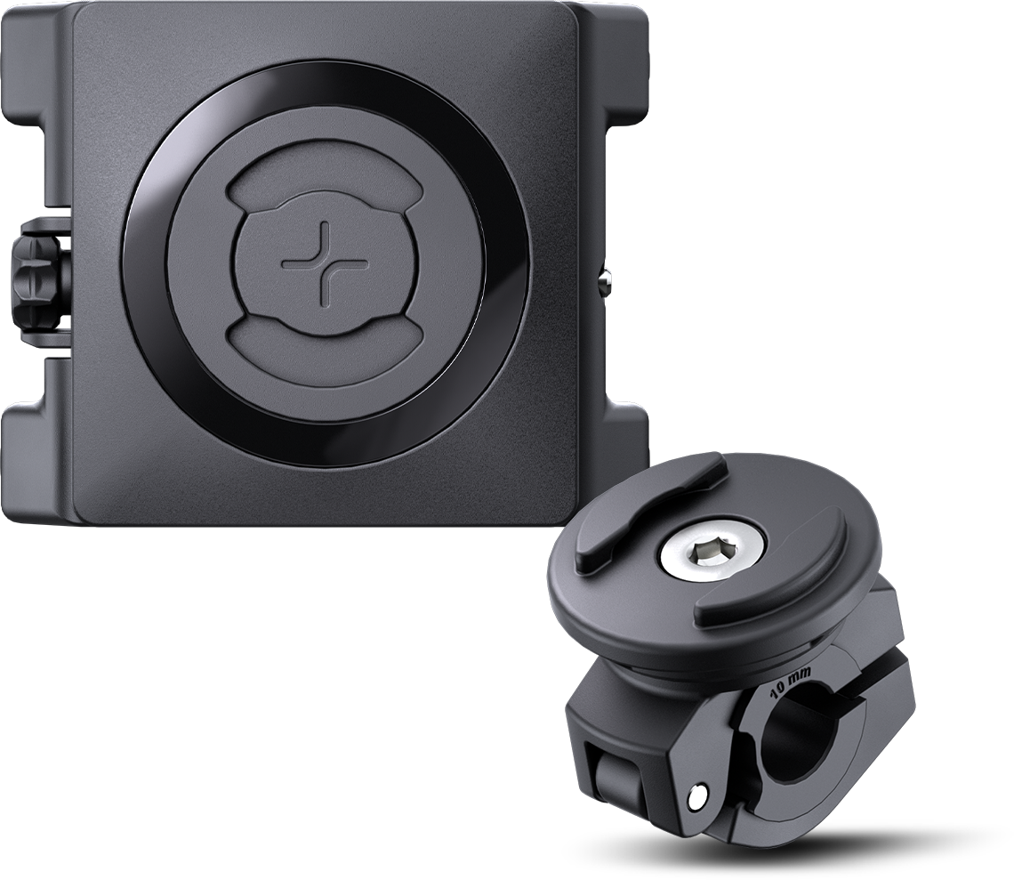 SP CONNECT Universal Clamp Spc+ Moto Scooter Bundle 52500