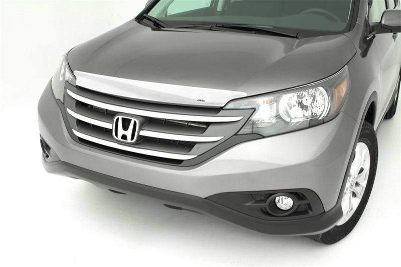 AVS 12-16 Honda CR-V Aeroskin Low Profile Hood Shield - Chrome 622064