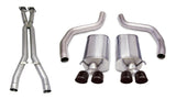 Corsa 06-11 Chevrolet Corvette C6 Z06/ZR1 Sport Cat-Back Dual Rear Exit w/ Twin 4.0in Black Tips 14164CB1BLK