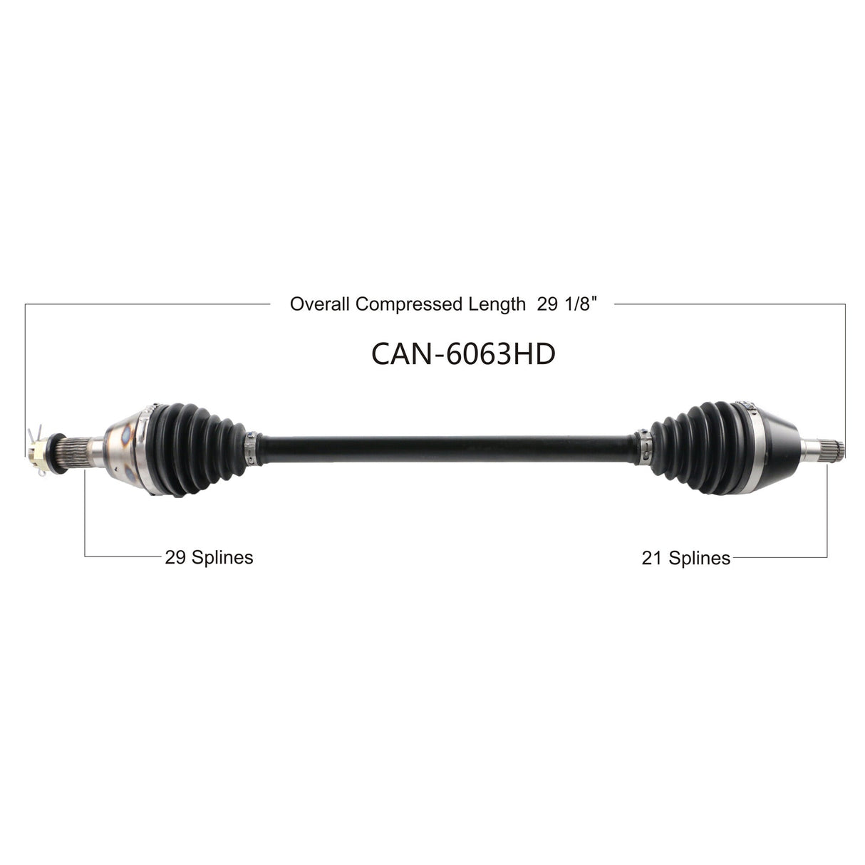 OPEN TRAILHd 2.0 Axle Front RightCAN-6063HD