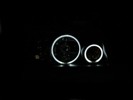 ANZO 2001-2011 Ford Ranger Projector Headlights w/ Halo Black (CCFL) 1 pc 111152