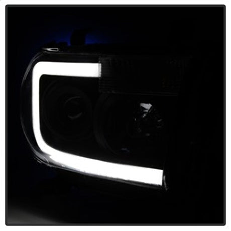 Xtune Toyota Tundra 07-13 LED Light Bar Projector Headlights Black PRO-JH-TTU07-LED-BK 9027888