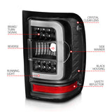 ANZO 2001-2011 Ford  Ranger LED Tail Lights w/ Light Bar Black Housing Clear Lens 311390