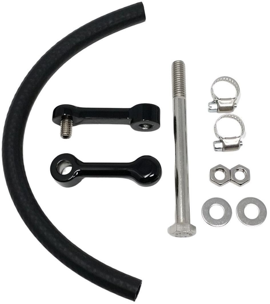 DK CUSTOM PRODUCTS Billet Tank Lift Kit 3" `99-17 Softail Powder Coat DK-SFT-TLK-3