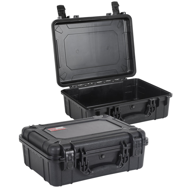 Go Rhino XVenture Gear Hard Case - Large 20in. / Lockable / IP67 / Automatic Air Valve - Tex. Black XG201608