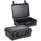 Go Rhino XVenture Gear Hard Case - Large 20in. / Lockable / IP67 / Automatic Air Valve - Tex. Black XG201608