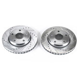 Power Stop 07-17 Jeep Wrangler Front Evolution Drilled & Slotted Rotors - Pair AR8780XPR