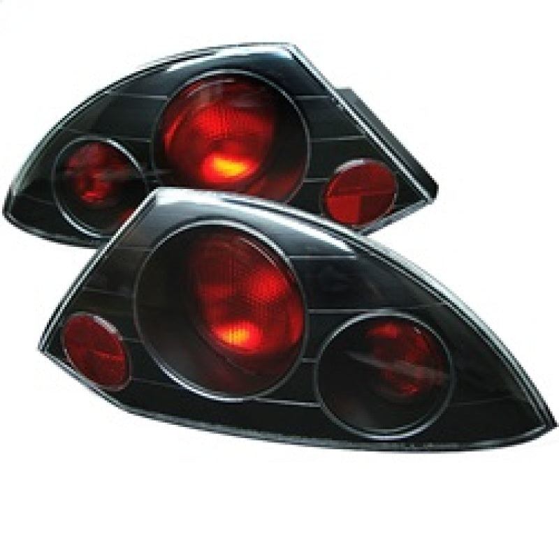 Spyder Mitsubishi Eclipse 00-02 Euro Style Tail Lights Black ALT-YD-ME00-BK 5006288