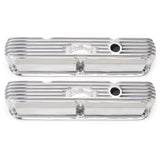 Edelbrock Valve Cover Classic Series Chrysler La 318-340-360 CI V8 Polshed 4176