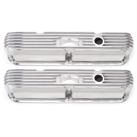 Edelbrock Valve Cover Classic Series Chrysler La 318-340-360 CI V8 Polshed 4176