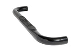 Deezee 14-19 Chevrolet Silverado Tubes - 3In Round Black Steel RegCab DZ 372511