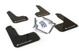 Rally Armor 17-21 Honda Civic Sport & Touring (Hatch) Black UR Mud Flap w/ White Logo MF51-UR-BLK/WH