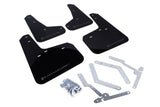 Rally Armor 13+ Ford Focus ST Black Mud Flap w/ Grey Logo MF27-UR-BLK/GRY