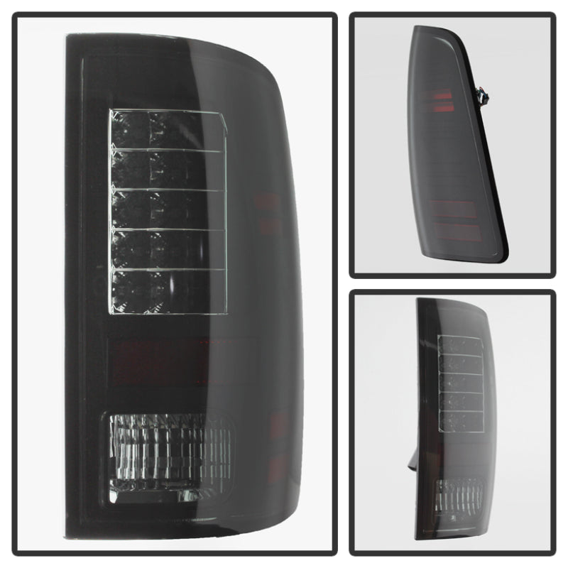Spyder Dodge Ram 1500 13-14 13-14 LED Tail Lights LED Model only - Blk Smke ALT-YD-DRAM13-LED-BSM 5077578