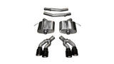 Corsa 2016 Cadillac CTS V 6.2L V8 2.75in Black Xtreme Axle-Back Exhaust 14358BLK