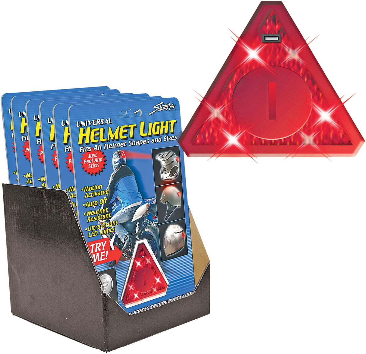 STREETFX Helmet Light 6pc Display 1045917