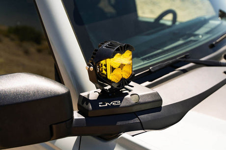 DV8 21-22 Ford Bronco A-Pillar Pod Light Mounts LBBR-02