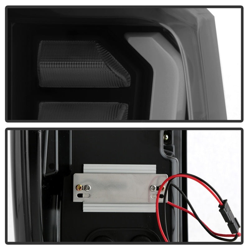 Spyder GMC Sierra 19-20 Incandescent Bulb Model Only LED Tail Lights-Black Smoke ALT-YD-GS19-LED-BSM 5000293