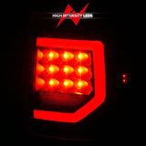 Anzo 07-11 Toyota Tundra Full LED Tailights Black Housing Clear Lens G2 (w/C Light Bars) 311386