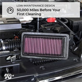 K&N 2019 Mercedes Benz E350 L4-2.0L F/I Replacement Drop In Air Filter 33-3142