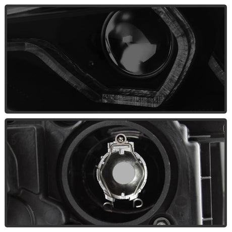 Spyder 12-14 BMW F30 3 Series 4DR Projector Headlights - LED DRL - Blk Smoke PRO-YD-BMWF3012-DRL-BSM 5085047