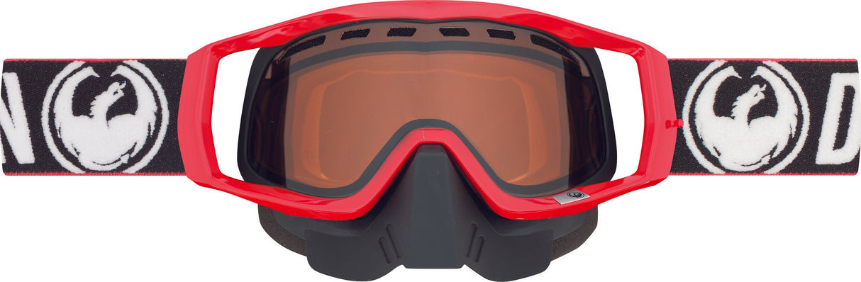 DRAGON Vendetta Snow Goggle Factory W/Luma Amber Lens 265696425489