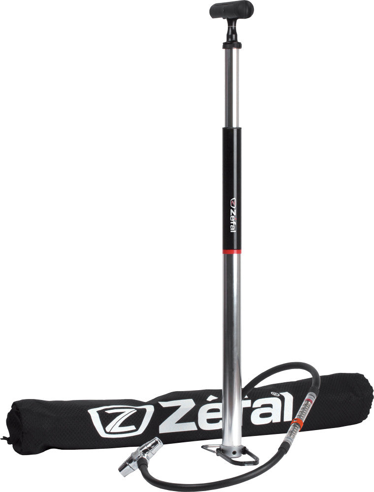 ZEFAL Profil Travel Floor Pump Black/Silver 890