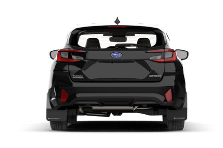 Rally Armor 2024 Subaru Impreza Black UR Mud Flap w/ Light Blue Logo MF105-UR-BLK-NB