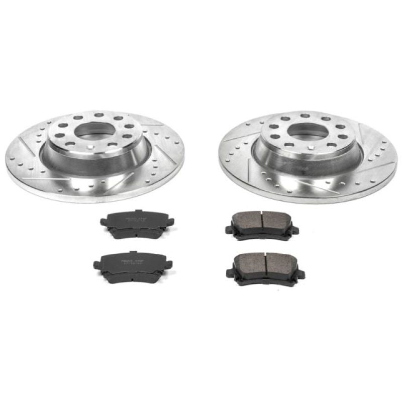 Power Stop 06-09 Audi A3 Rear Z23 Evolution Sport Brake Kit K2261