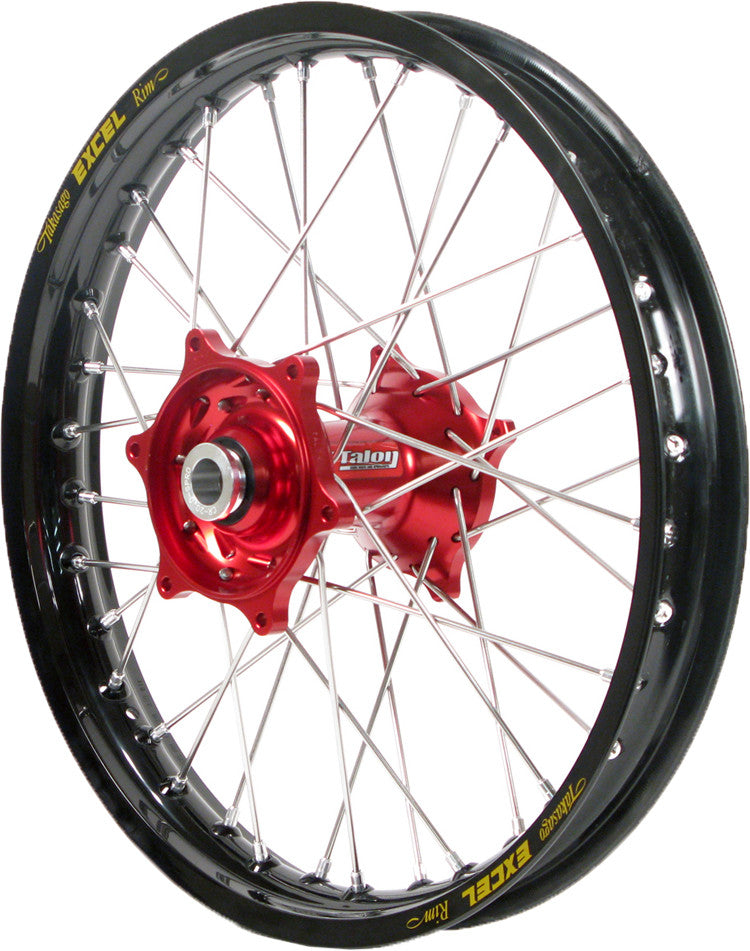 DUBYA Rear Wheel 2.15 X 19 Red Hub Black Rim 56-3151RB