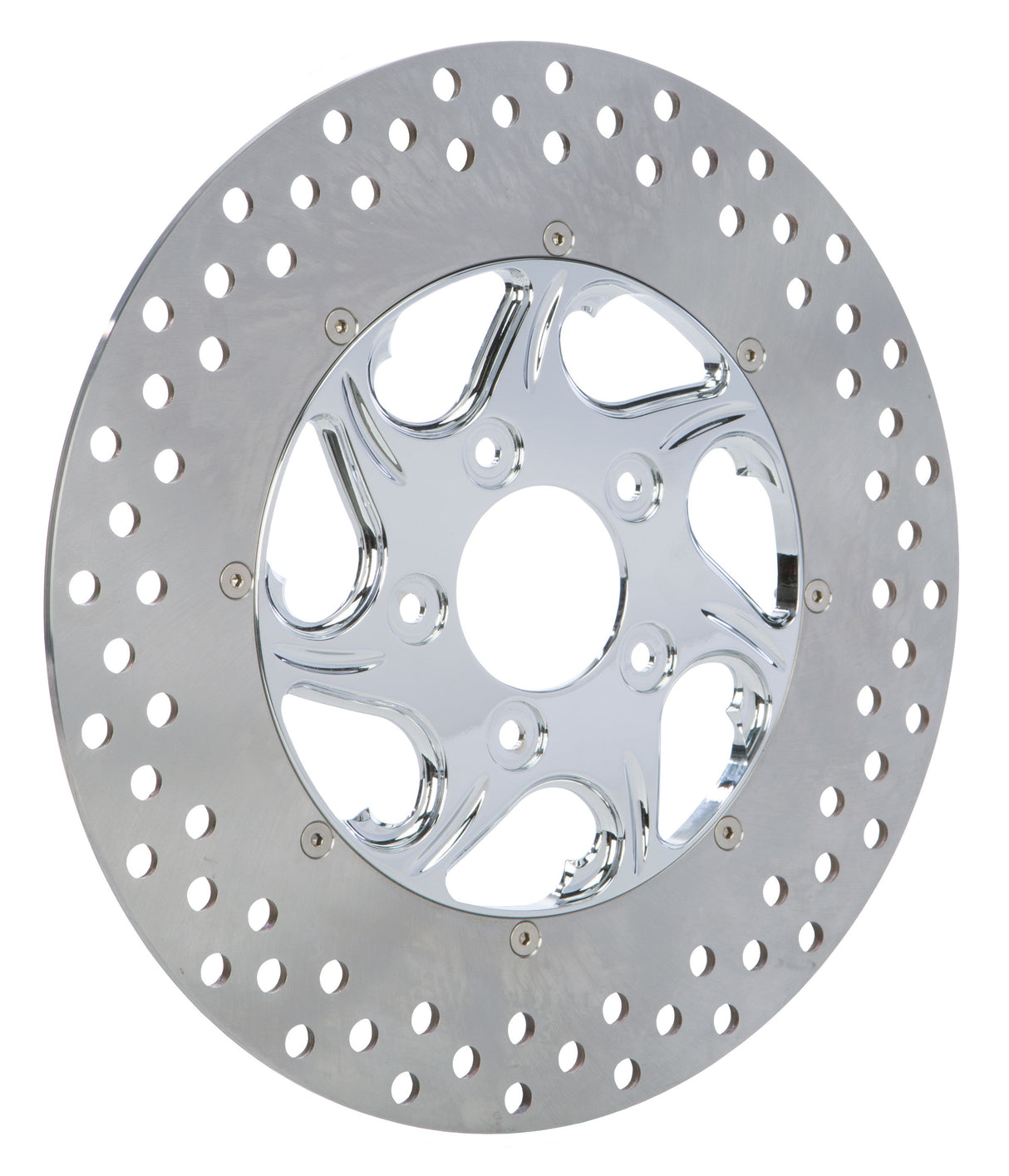 HARDDRIVE 2pc Front Right Flow Disc Chrome 11.5" F2120CFR115-2P