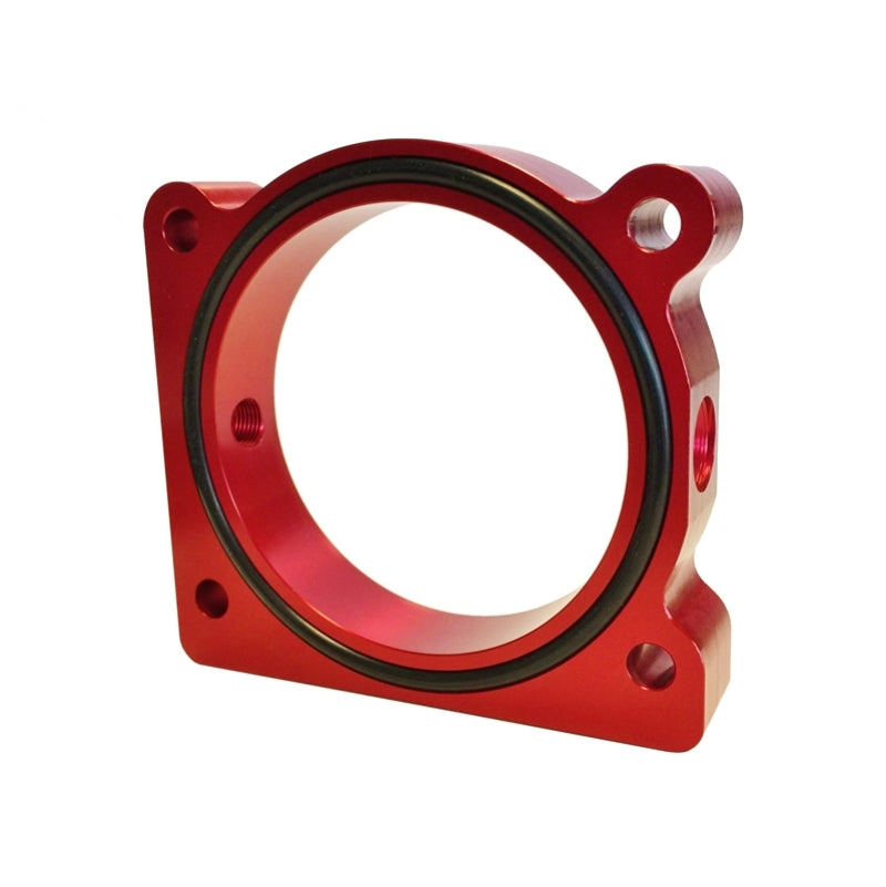 Torque Solution Throttle Body Spacer (Red) Ford F-150 3.5L Ecoboost / 3.7L V6 TS-TBS-028R