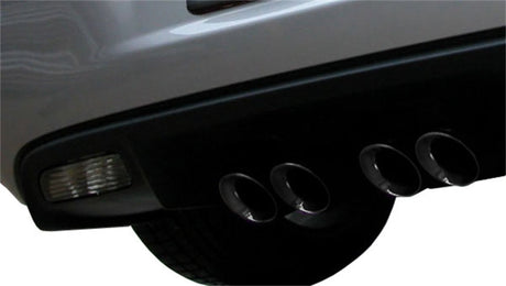 Corsa 05-08 Chevrolet Corvette C6 6.0L V8 Black Sport Axle-Back Exhaust 14169BLK