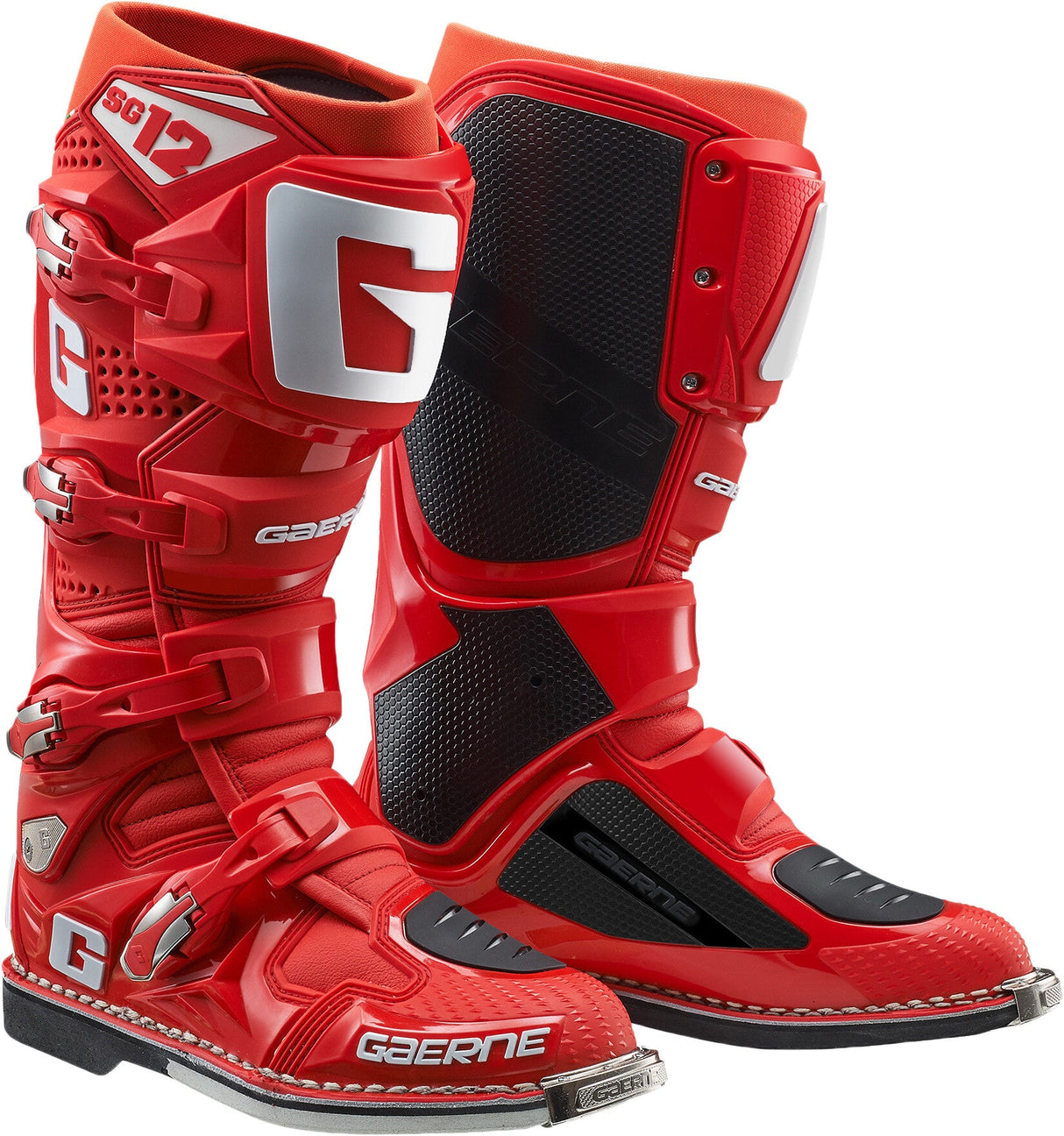 GAERNE Sg-12 Boots Solid Red Sz 08 2174-085-08