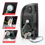 ANZO 95-00 Toyota Tacoma LED Taillights Black Housing Clear Lens (Pair) 311353