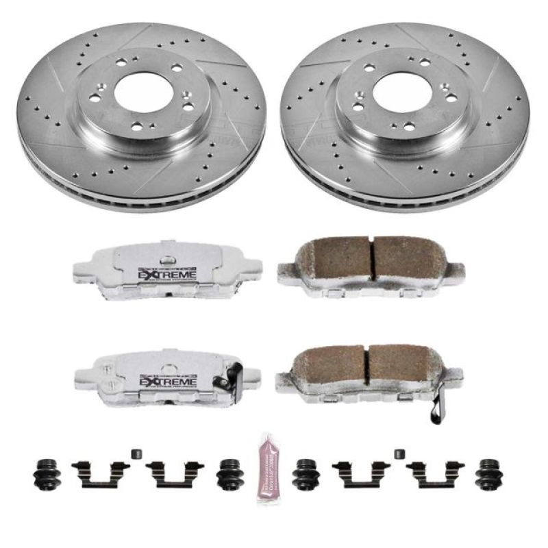 Power Stop 02-06 Nissan Altima Rear Z26 Street Warrior Brake Kit K098-26
