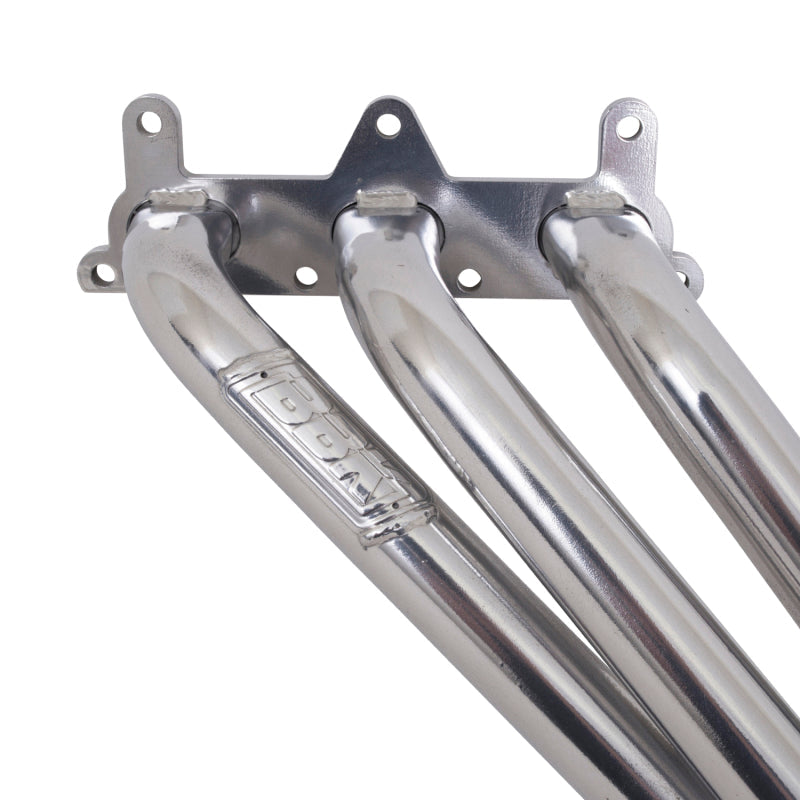 BBK 10-11 Camaro V6 Long Tube Exhaust Headers With Converters - 1-5/8 Silver Ceramic 40410