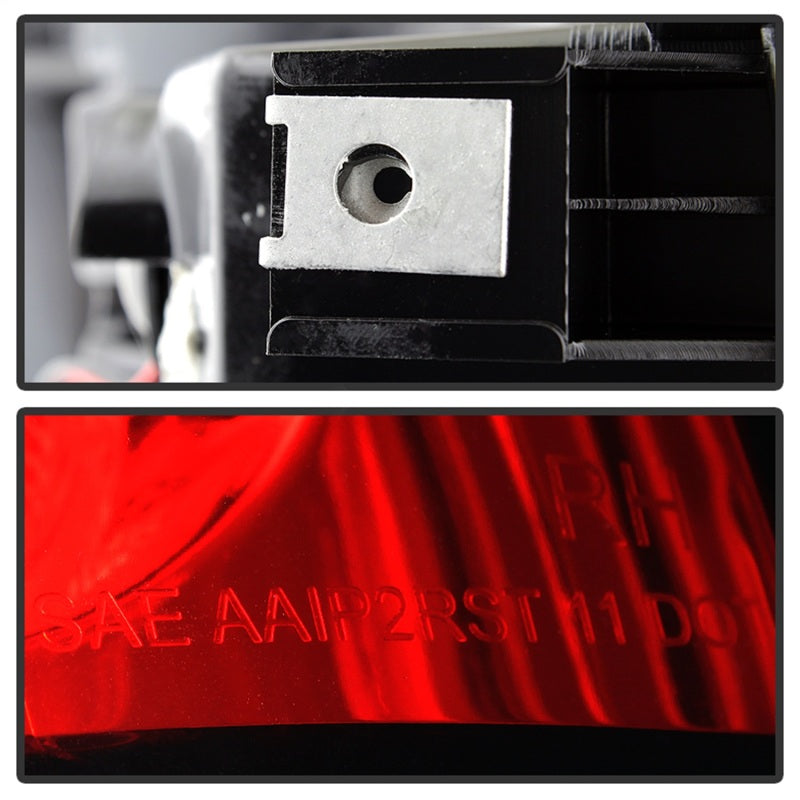 Spyder Chevy Silverado 1500 03-06 (Not Fit Stepside)LED Tail Lights Red Clear ALT-YD-CS03-LED-RC 5001740